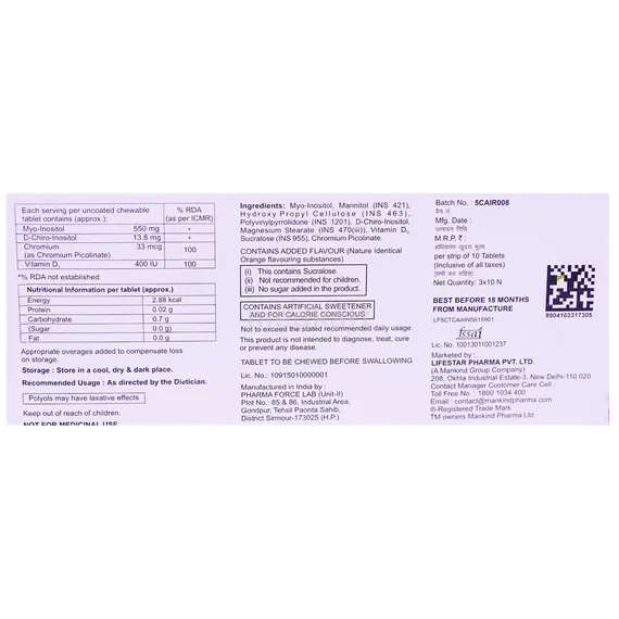 ovabless myo tablet 10's